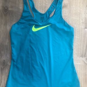 Nike dryfit blue top